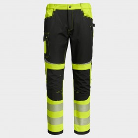 Pantaloni softshell PRISMA 2.0 HV YELLOW/BLACK