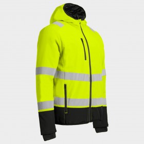 Jachetă de lucru căptușită REEF PAD HV SOFTSHELL YELLOW 4