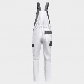 Salopetă de lucru EOS STRETCH WHITE/GREY 2