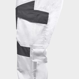 Salopetă de lucru EOS STRETCH WHITE/GREY 7