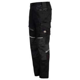 Pantaloni de lucru REVOLT 4STRETCH NEGRU/GRI ÎNCHIS/GRI 5