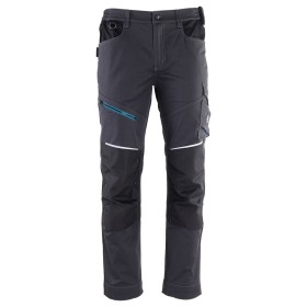 Pantaloni de lucru REVOLT 4STRETCH GREY/BLACK/PETROL