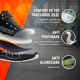 Pantofi de lucru JETT GREEN ANKLE MF S3 2