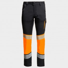 Pantaloni de lucru PRIMO HV LIGHT STRETCH ORANGE 1