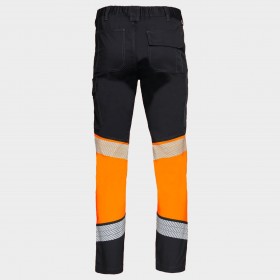 Pantaloni de lucru PRIMO HV LIGHT STRETCH ORANGE 2