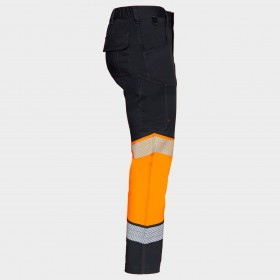 Pantaloni de lucru PRIMO HV LIGHT STRETCH ORANGE 4