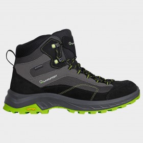 Încălțăminte de drumeție GARSPORT AVERAU MID BLACK/LIME