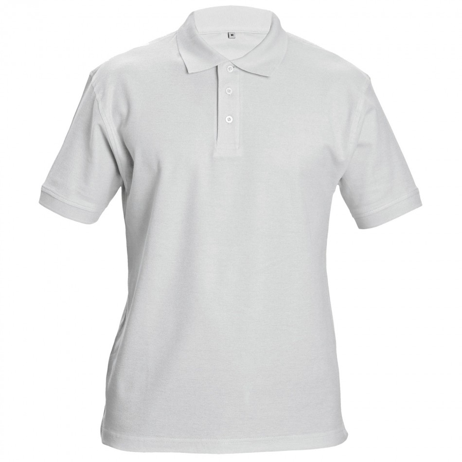 Tricou cu guler SIFAKA ALB