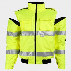 Jachetă reflectorizanta GROVER HV YELLOW 3