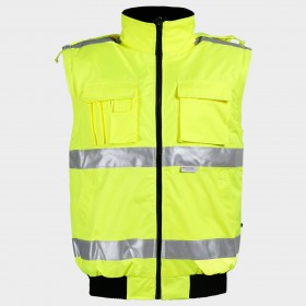 Jachetă reflectorizanta GROVER HV YELLOW 4