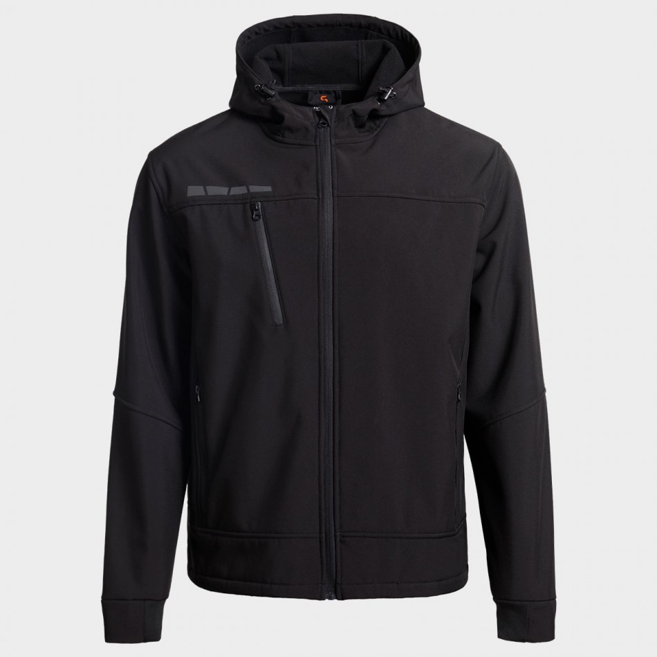 Geacă de lucru RUNE SOFTSHELL BLACK