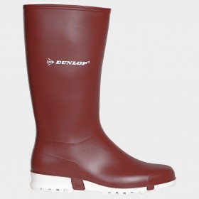 Cizme de lucru pentru femei Dunlop Sport BURGUNDY/WHITE 1