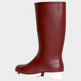 Cizme de lucru pentru femei Dunlop Sport BURGUNDY/WHITE 4