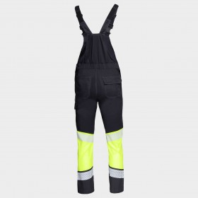 Pantaloni cu pieptar PRIMO HV LIGHT STRETCH YELLOW 2