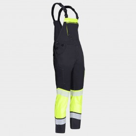 Pantaloni cu pieptar PRIMO HV LIGHT STRETCH YELLOW 3