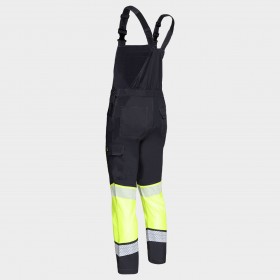 Pantaloni cu pieptar PRIMO HV LIGHT STRETCH YELLOW 5