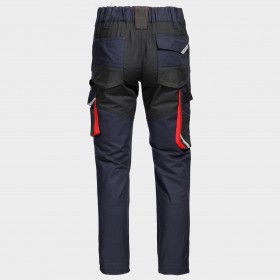 Pantaloni de lucru KASTOR STRETCH DARK BLUE/RED 3