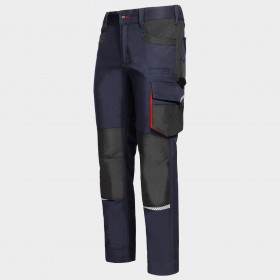 Pantaloni de lucru KASTOR STRETCH DARK BLUE/RED 4