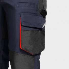 Pantaloni de lucru KASTOR STRETCH DARK BLUE/RED 6