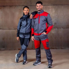 Pantaloni de lucru EOS STRETCH RED/GREY 2