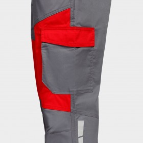 Pantaloni de lucru EOS STRETCH RED/GREY 8