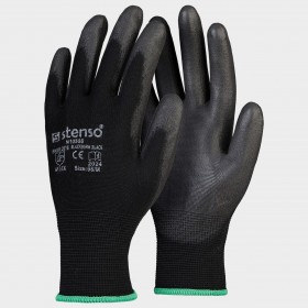 Polyurethane dipped gloves BUNTING BLACK