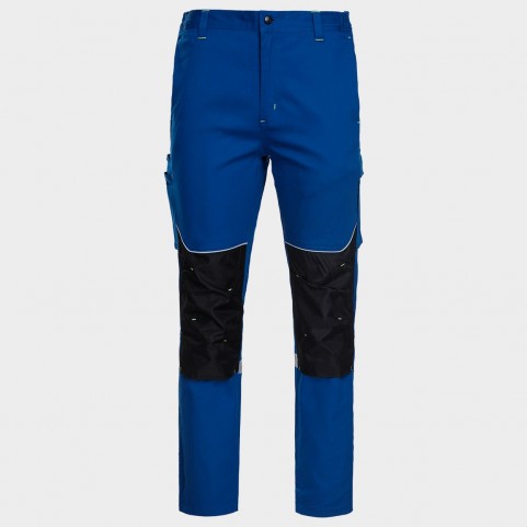 Pantaloni de lucru MELBOURNE STRETCH SPECIAL ROYAL BLUE/BLACK