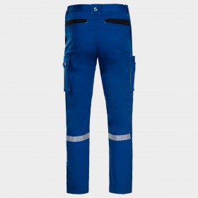Pantaloni de lucru MELBOURNE STRETCH SPECIAL ROYAL BLUE/BLACK 2