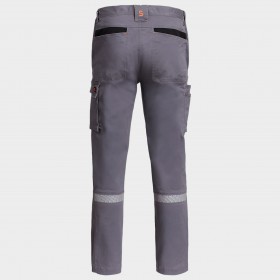 Pantaloni de lucru MELBOURNE STRETCH GREY/BLACK 2