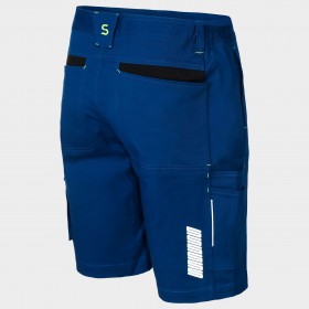 Pantaloni scurți de lucru MELBOURNE STRETCH SPECIAL ROYAL BLUE/BLACK 6