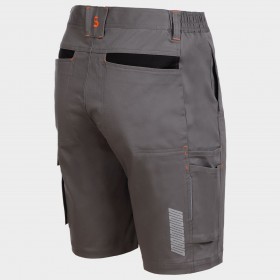 Pantaloni scurți de lucru MELBOURNE STRETCH  GREY/BLACK 6