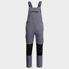 Salopetă de lucru MELBOURNE STRETCH GREY/BLACK 1