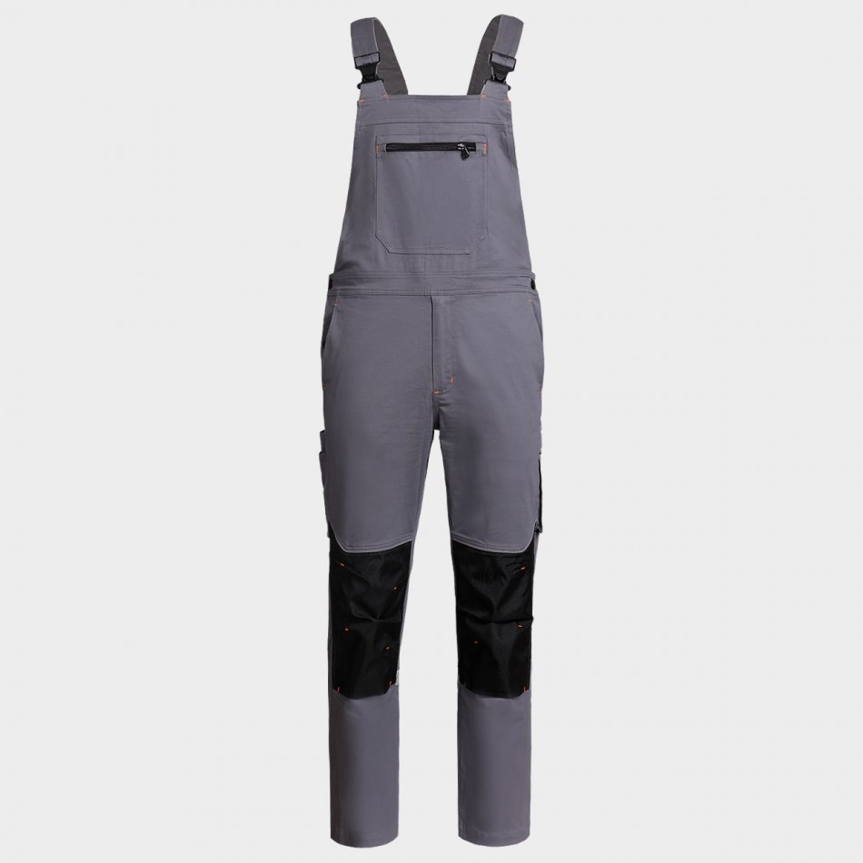 Salopetă de lucru MELBOURNE STRETCH GREY/BLACK