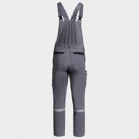 Salopetă de lucru MELBOURNE STRETCH GREY/BLACK 2