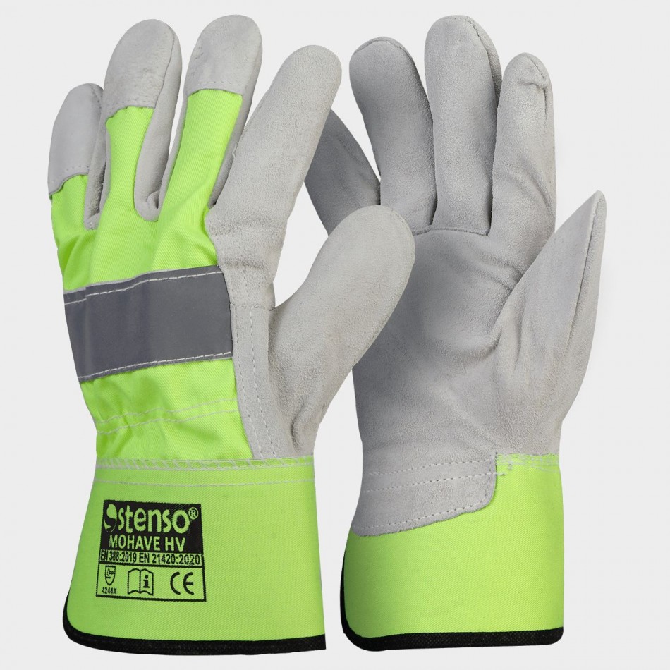 Mănuși din piele și textile MOHAVE HV