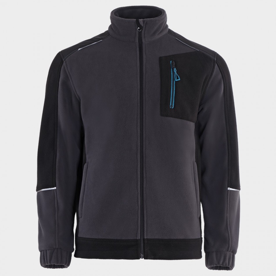 Hanorac REVOLT FLEECE GRI/NEGRU/PETROL