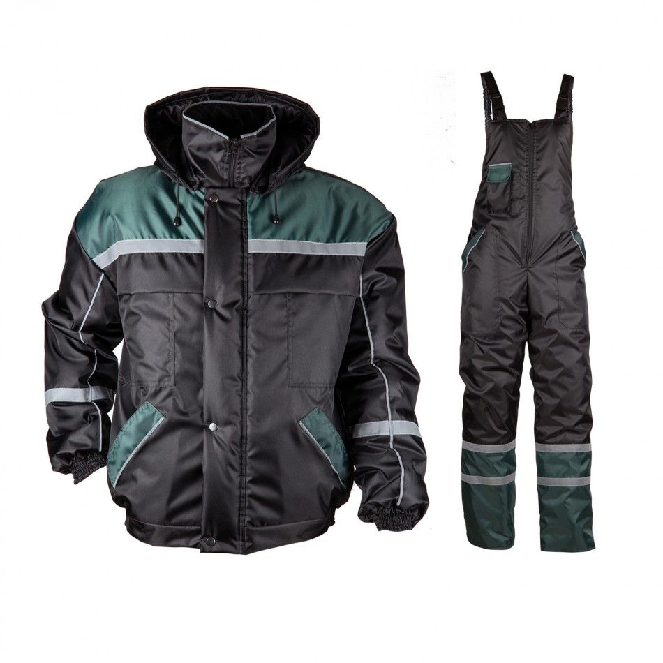 COLLINS WINTER BLACK Work set