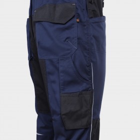 Salopetă de lucru PRISMA SPANDEX BLEUMARIN/NEGRU 3