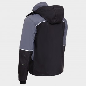 Jachetă softshell PRISMA SOFTSHELL 2.0 NEGRU/GRI 6