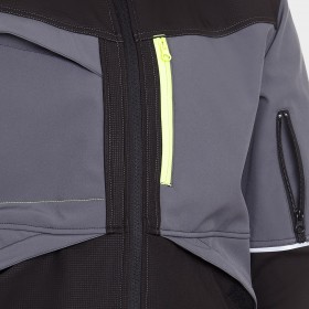 Jachetă softshell PRISMA SOFTSHELL 2.0 NEGRU/GRI 7