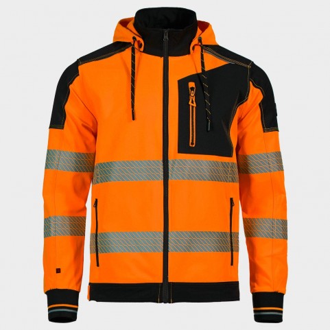 Jachetă de lucru REVOLT HV 4STRETCH ORANGE