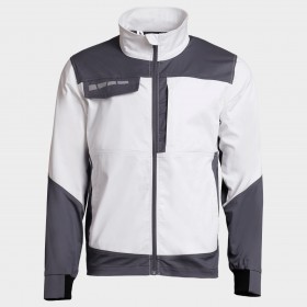 Jachetă de lucru EOS STRETCH WHITE/DARK GREY