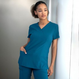 Tunica medicală de damă NOBBY PETROL 2