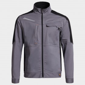 Jachetă de lucru MELBOURNE STRETCH GREY/BLACK