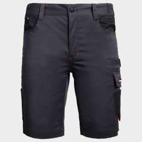 Pantaloni scurți de lucru Kastor Stretch GREY/ORANGE 1