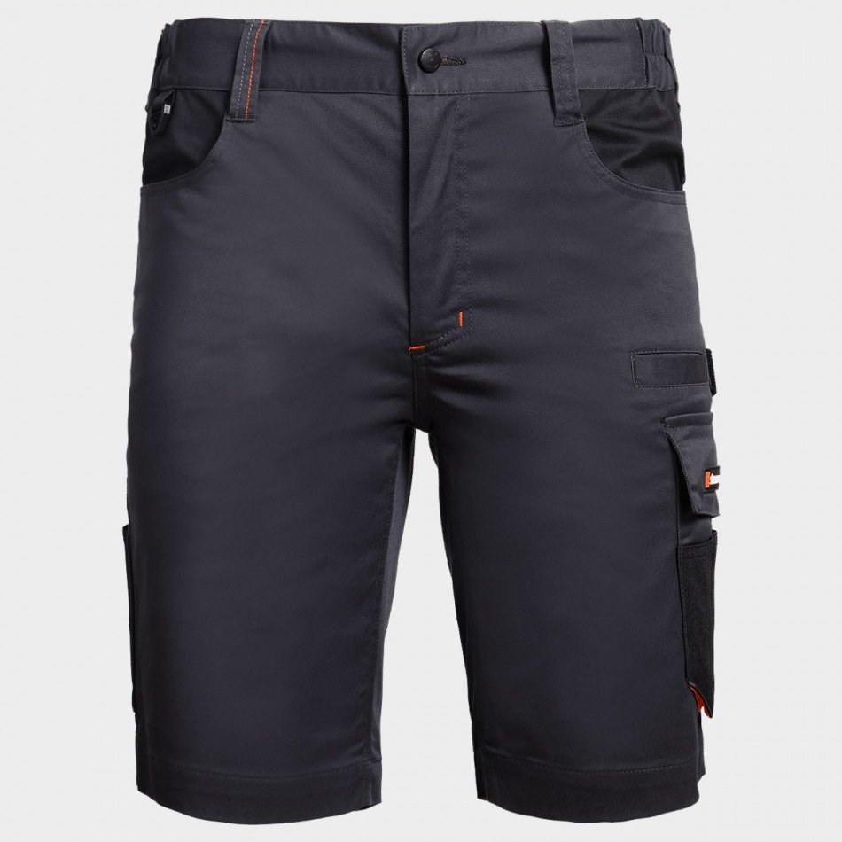 Pantaloni scurți de lucru Kastor Stretch GREY/ORANGE