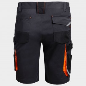 Pantaloni scurți de lucru Kastor Stretch GREY/ORANGE 2