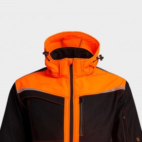Jachetă softshell PRISMA 2.0 HV ORANGE/BLACK 5