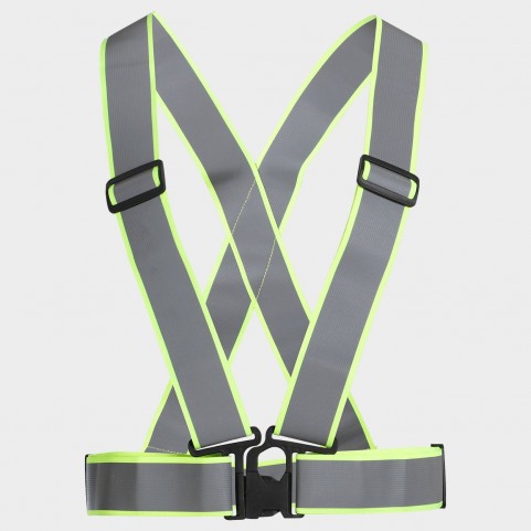 Centură reflectorizantă tip ham STENSO REFLECTIVE ELASTIC 2.0 HV YELLOW