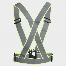 Centură reflectorizantă tip ham STENSO REFLECTIVE ELASTIC 2.0 HV YELLOW 2